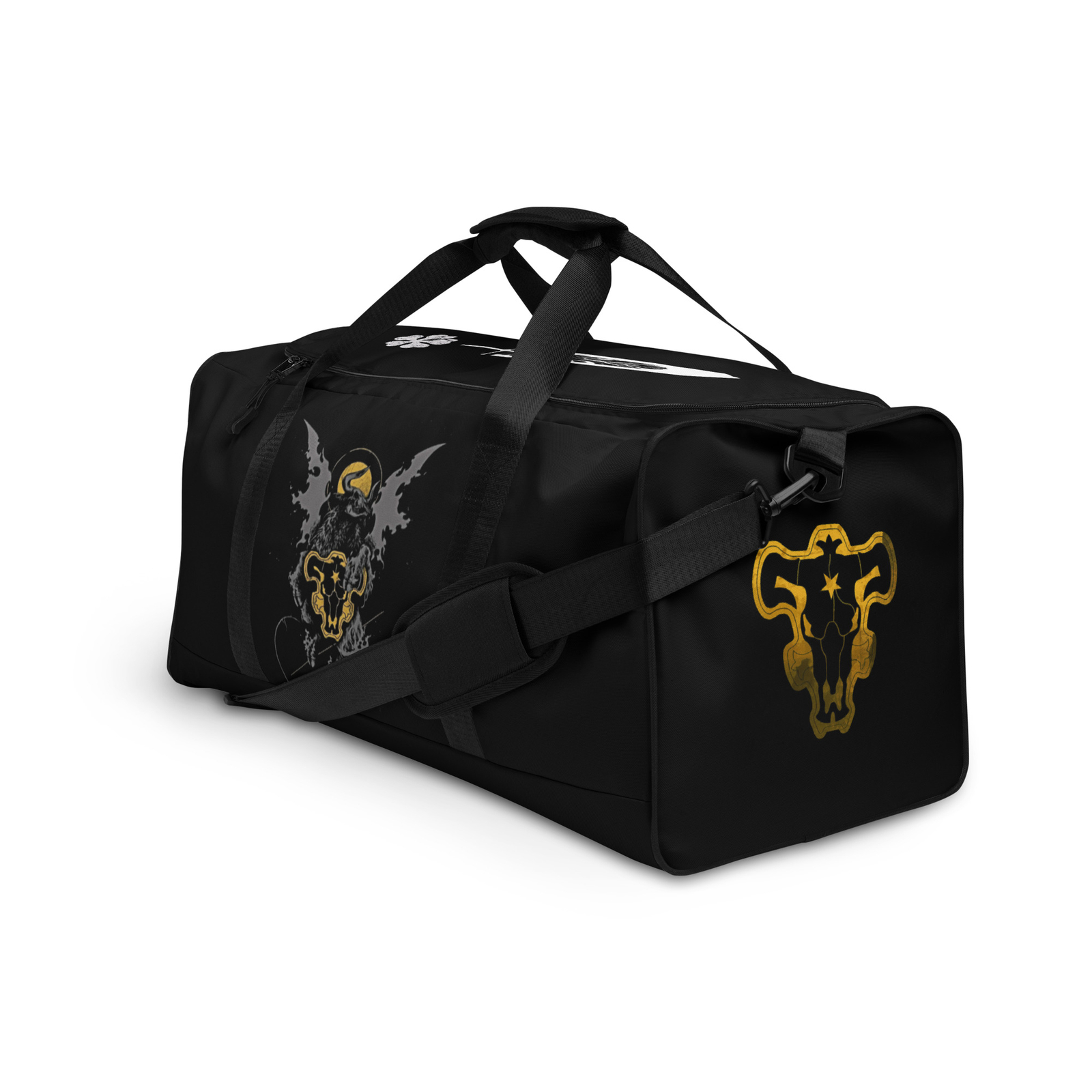 Black Bulls Anime Gym bag Black Clover Custom-Made duffle