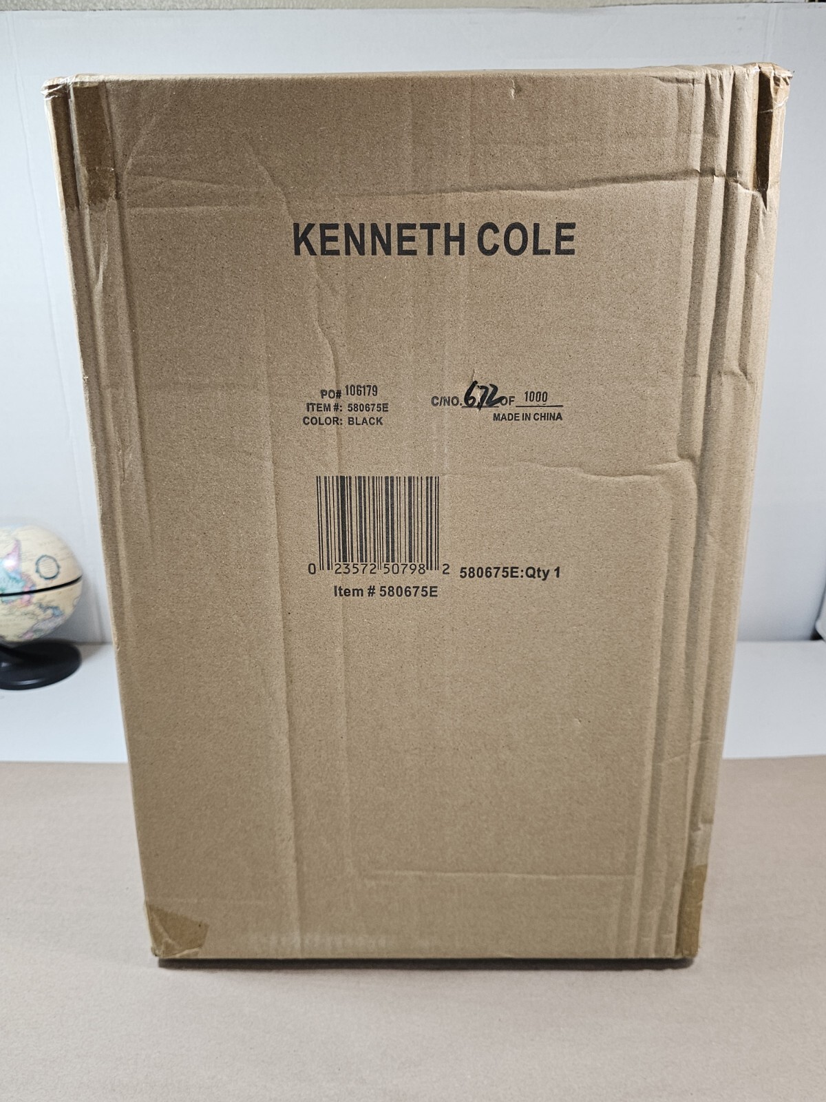 Kenneth Cole Reaction Manhattan Messenger Backpack Black 16″ Laptop $200 Retail