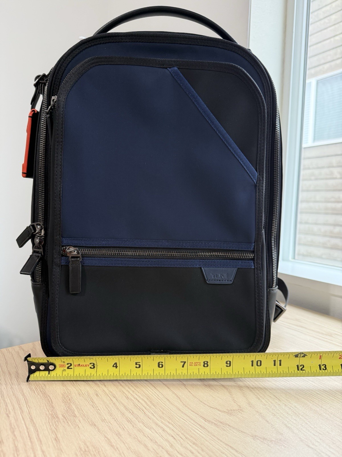 TUMI Harrison Bradner Backpack Travel Business Bag – Black And Blue