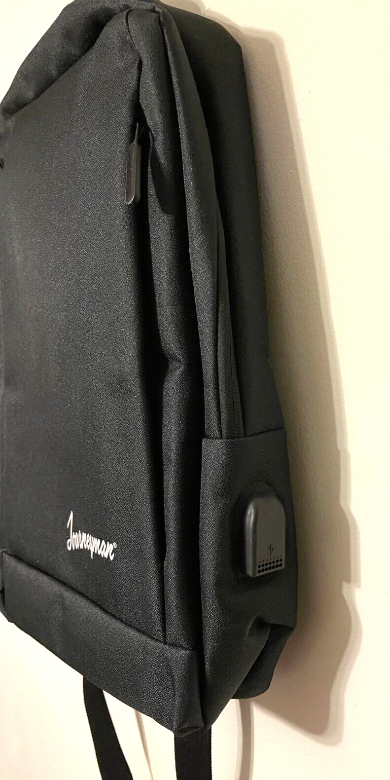 NEW The Journeyman Bag Co. Backpack Laptop Work Travel Black USB Port