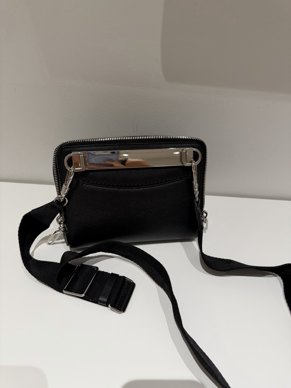 3.1 Phillip Lim Ray Triangle Bag in Black