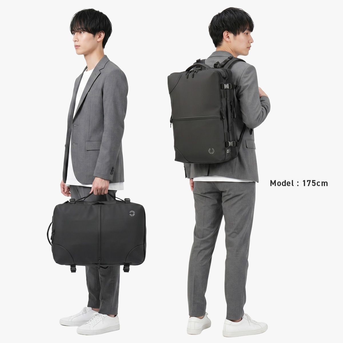 P.I.D Business Backpack 2-Way Expandable Water-Resistant 30L/40L Men’s Travel B