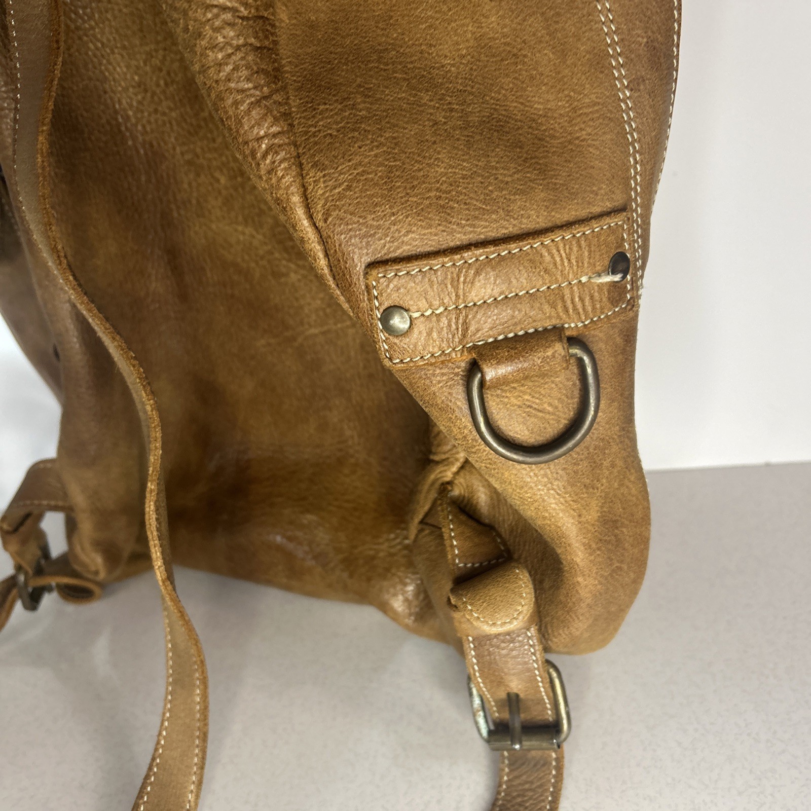 Genuine Roots Canada Leather Backpack READ