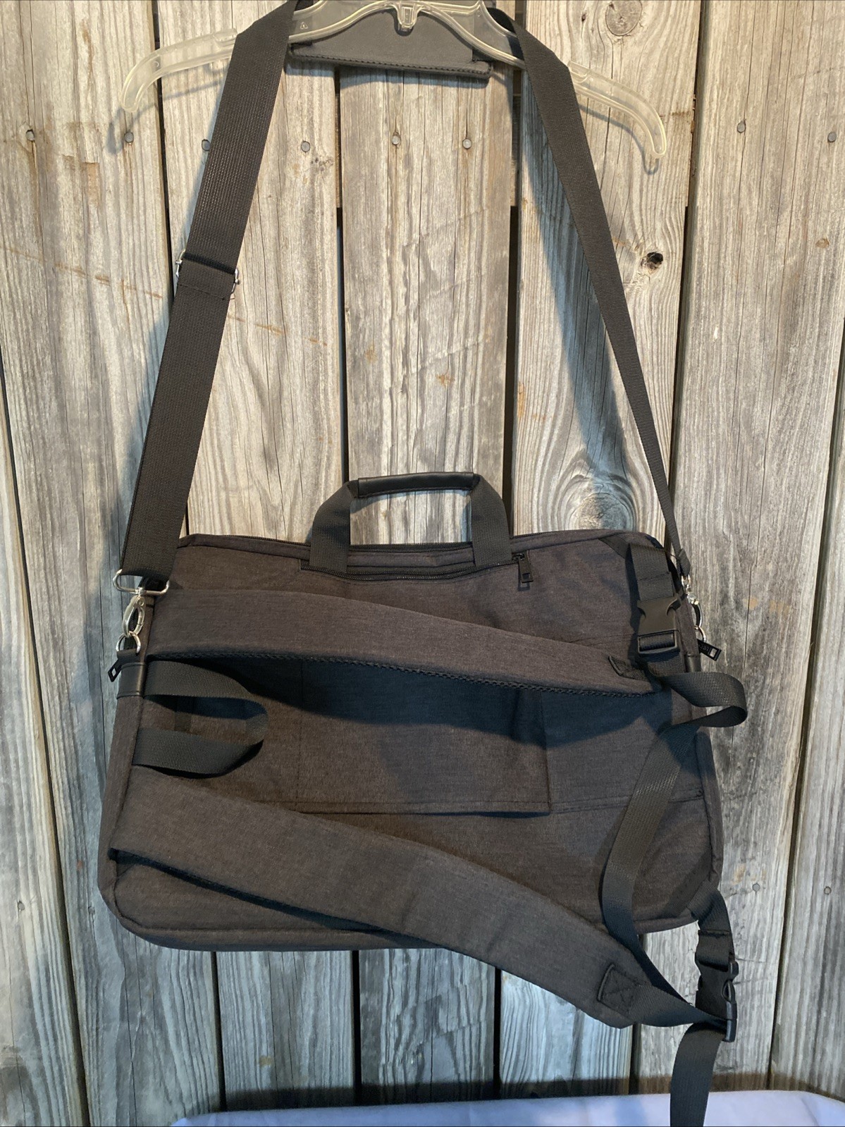 Prestige Backpack, Briefcase, Shoulder Bag, NWT Black Super Versatile 15X12 Lap￼