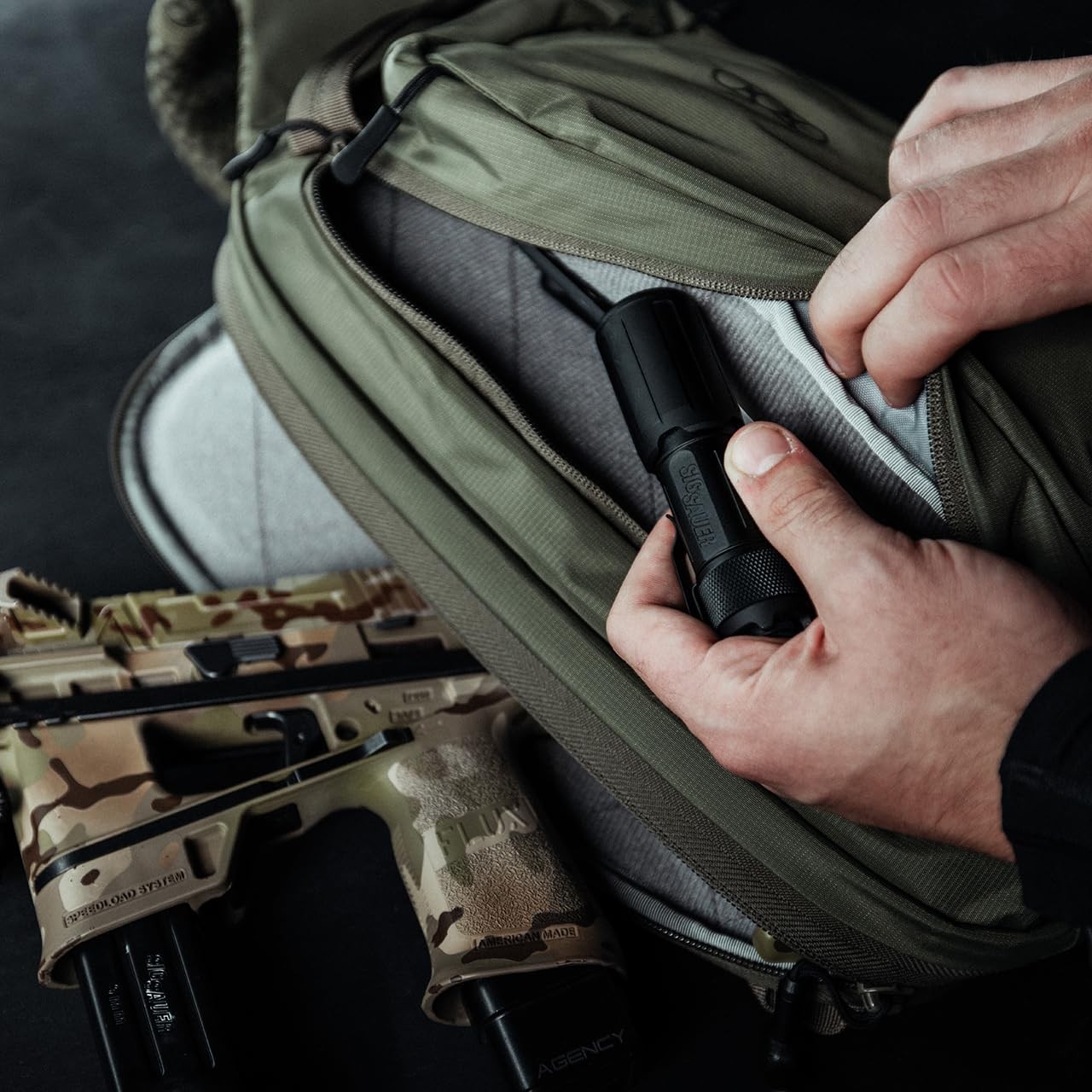 Fade Sling Tactical Crossbody Bag for Men – EDC Sling Backpack with Concealed…