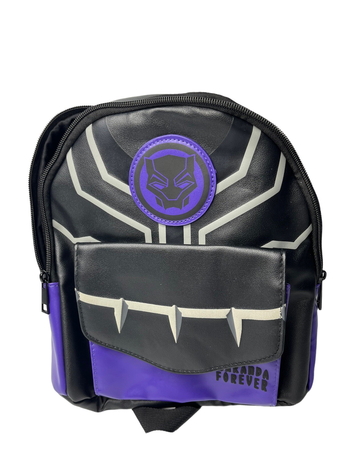 Limited Marvel Black Panther Backpack Purple Black Mini Backpack Wakanda Forever
