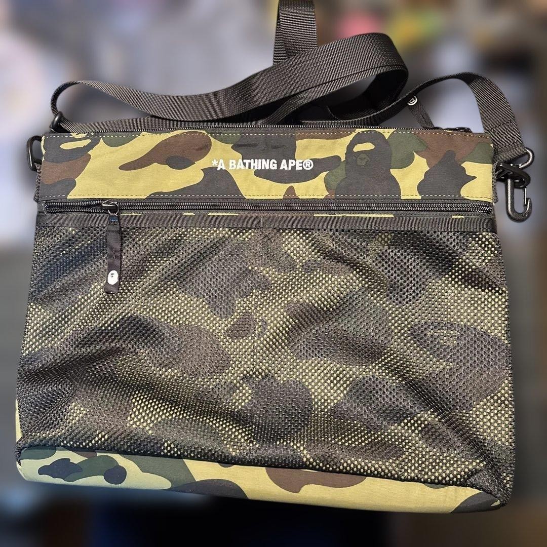 A BATHING APE Sacoche Shoulder Bag 28 x 35 x 6.5cm jp No tags or dust bag