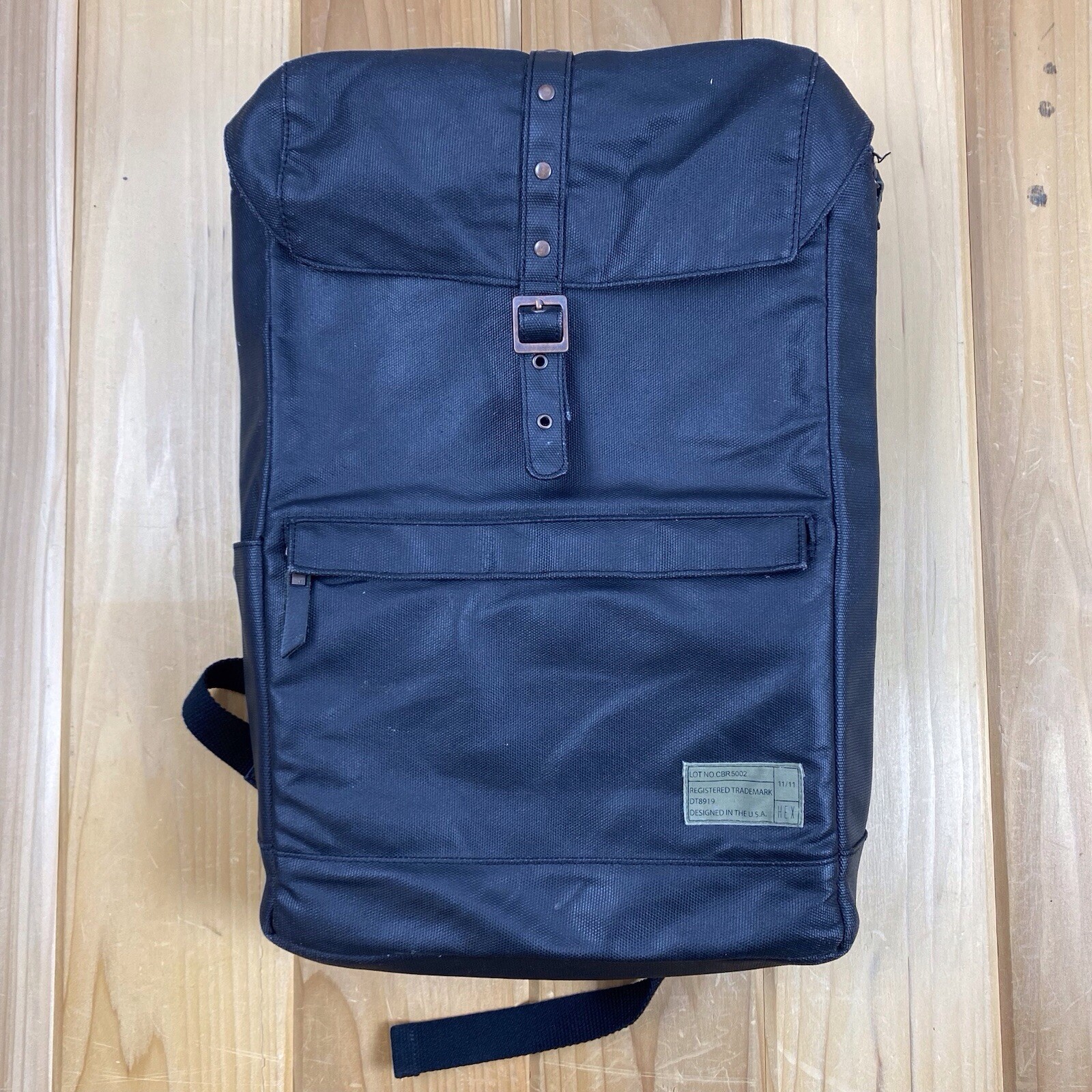 Men’s Hex ‘Alliance’ Water Resistant Backpack – Black
