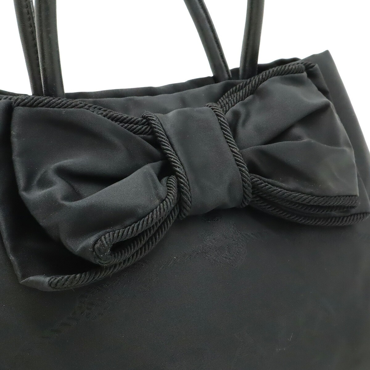 Prada Logo Jacquard Nylon 2way Bag – DUTY FREE