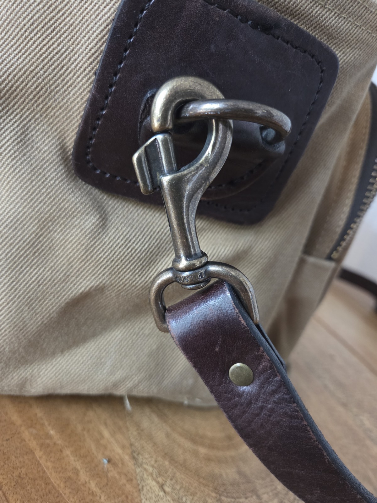 Filson Rugged Twill Padded Computer Bag | Tan | USA Made | MSRP $625 | Rare