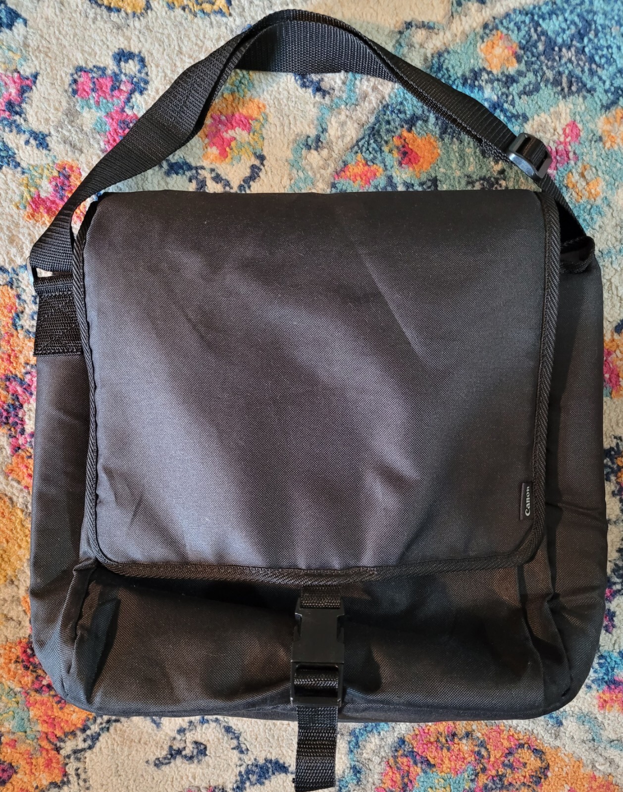 CANON 9Z Shoulder Camera/lens Bag Satchel Messenger Bag hook and loop Flap GUC