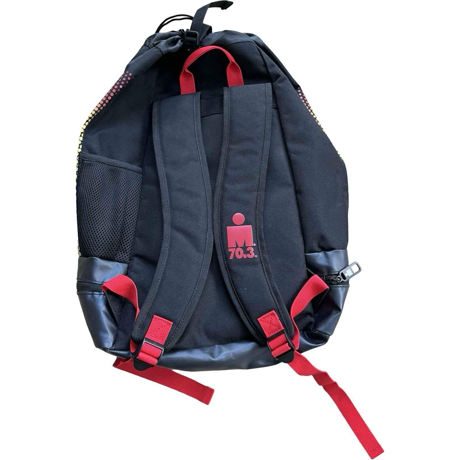 Ironman Triathalon Backpack Drawstring Closure Washington Tri-Cities Bag 18×17”