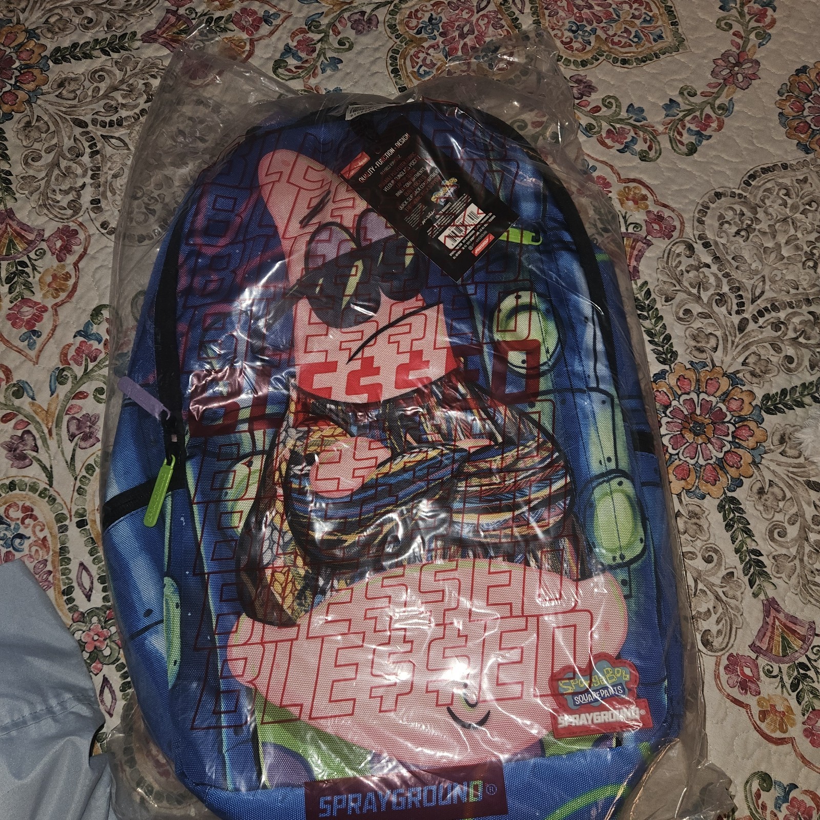 Sprayground Spongebob Patrick Wings Backpack Brand New With Tags!!