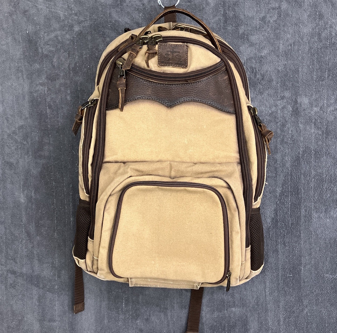 STS Buffalo Creek Theo Backpack Western Canvas Leather Laptop Conceal – ISSUES