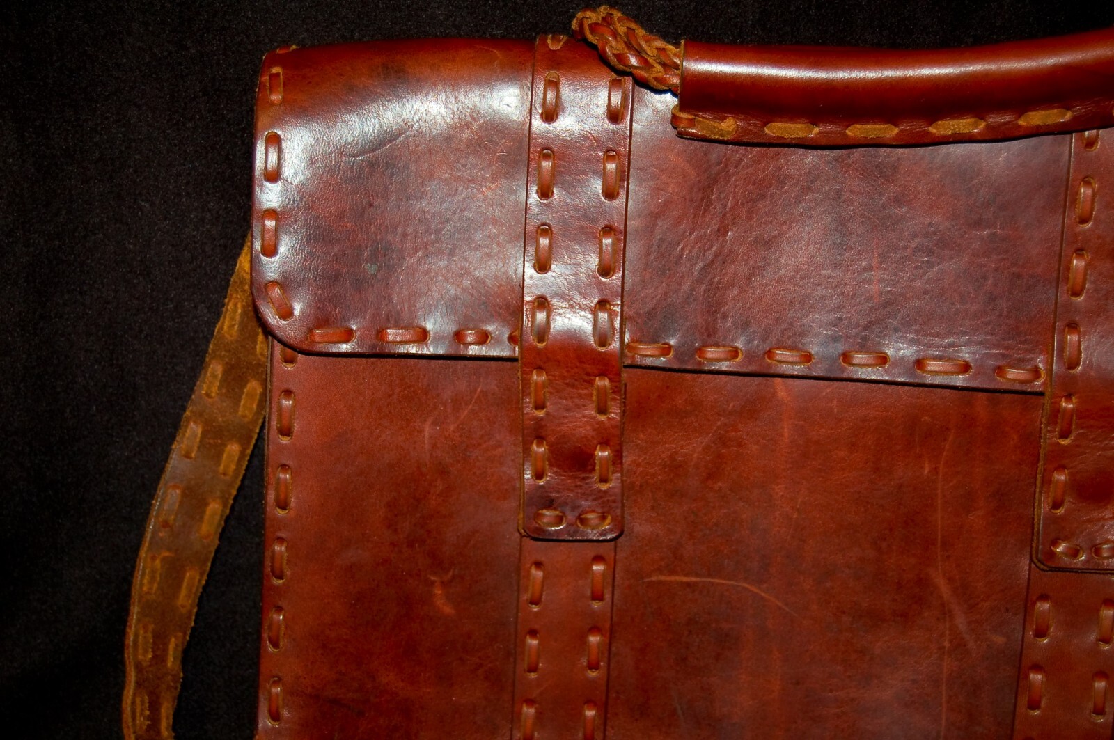 BRIEFCASE Travel Documents Laptop Notebook HIGH QUALITY LEATHER Reg.395$