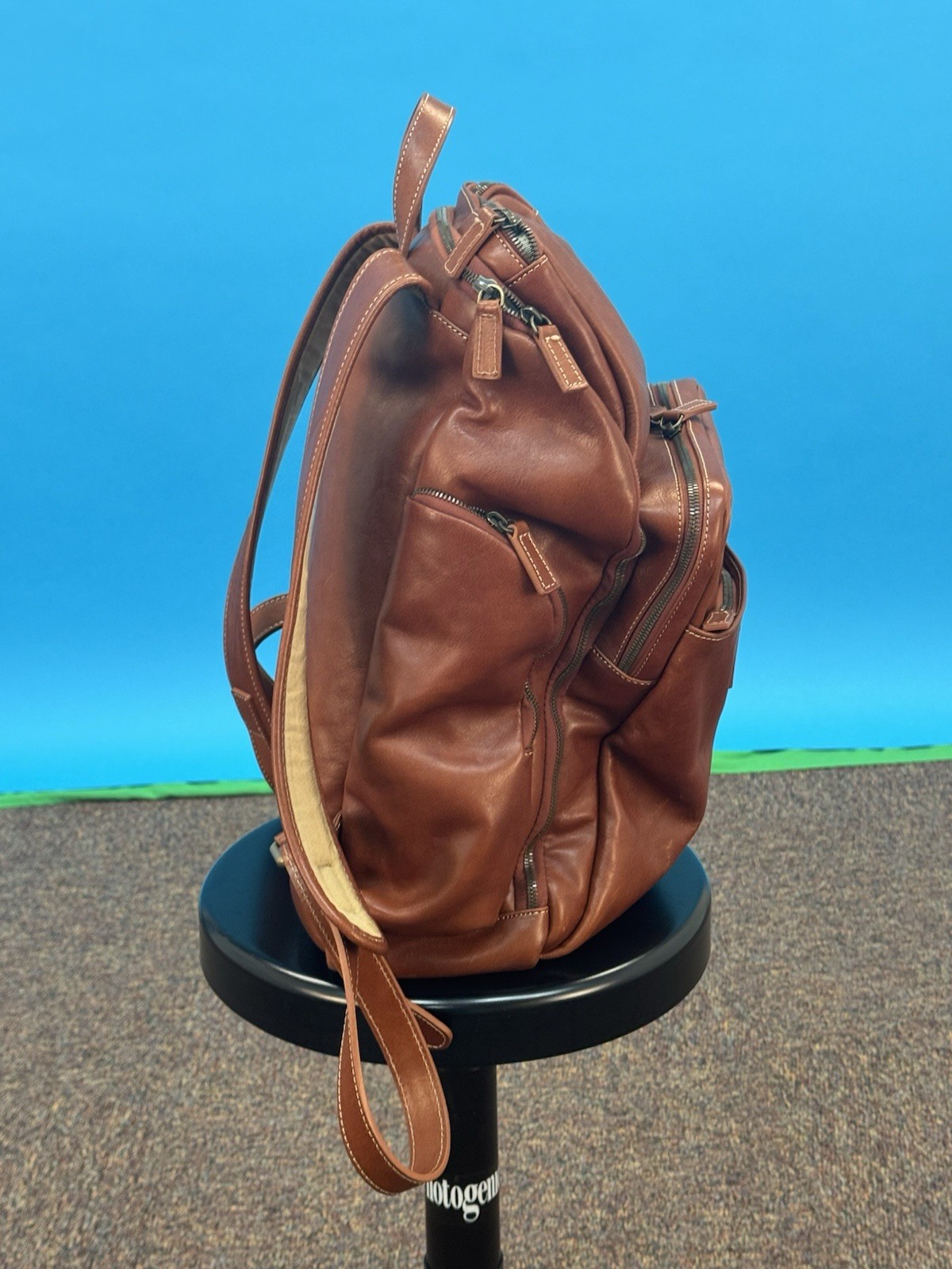 Lucchese Leather Backpack Brown – New