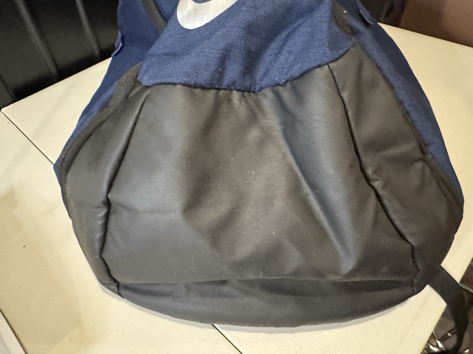 Nike Hoops Max Air Team Backpack Blue White Basketball Polyester Rare READ