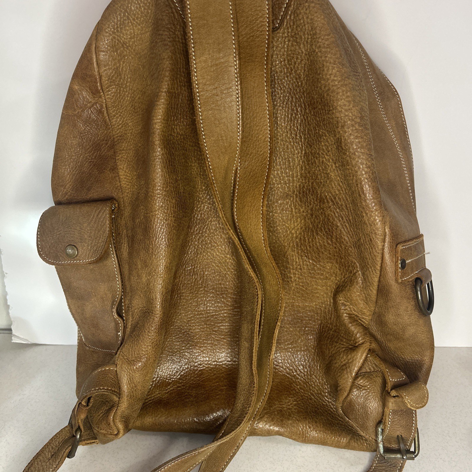 Genuine Roots Canada Leather Backpack READ