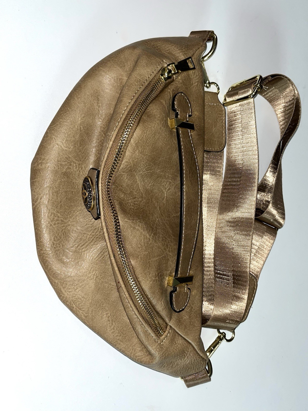 Men’s Funny Pack /waist Bag. Brown No Tags 14” Long By 6”. SKU – PB029