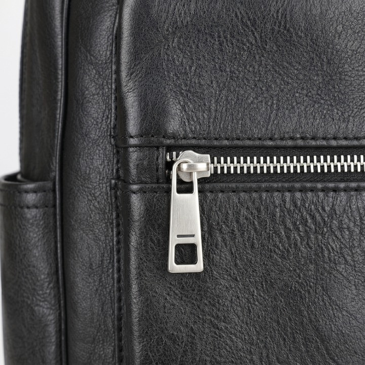 Leather Backpack Cowhide Genuine Vintage Travel Rucksack Laptop Shoulder Bag Men