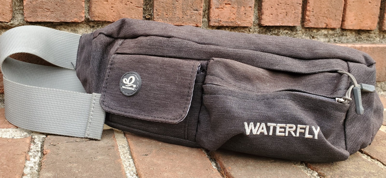 WATERFLY🪰Fanny Pack/Chest Bag Lightweight Adjustable Belt Zip Pockets Gray