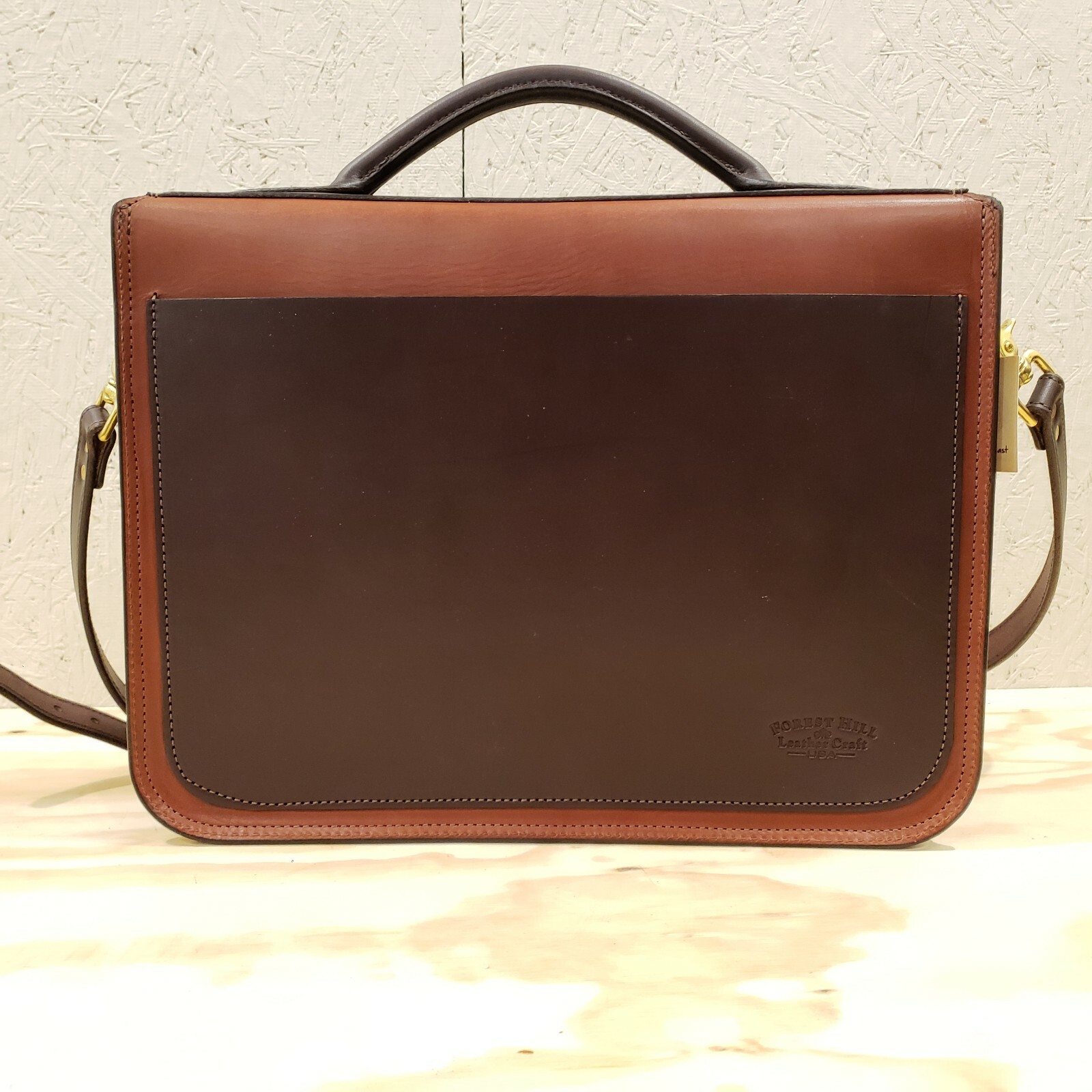 Leather Briefcase with a Lifetime warranty. Handmade in the USA. Wickett & Craig