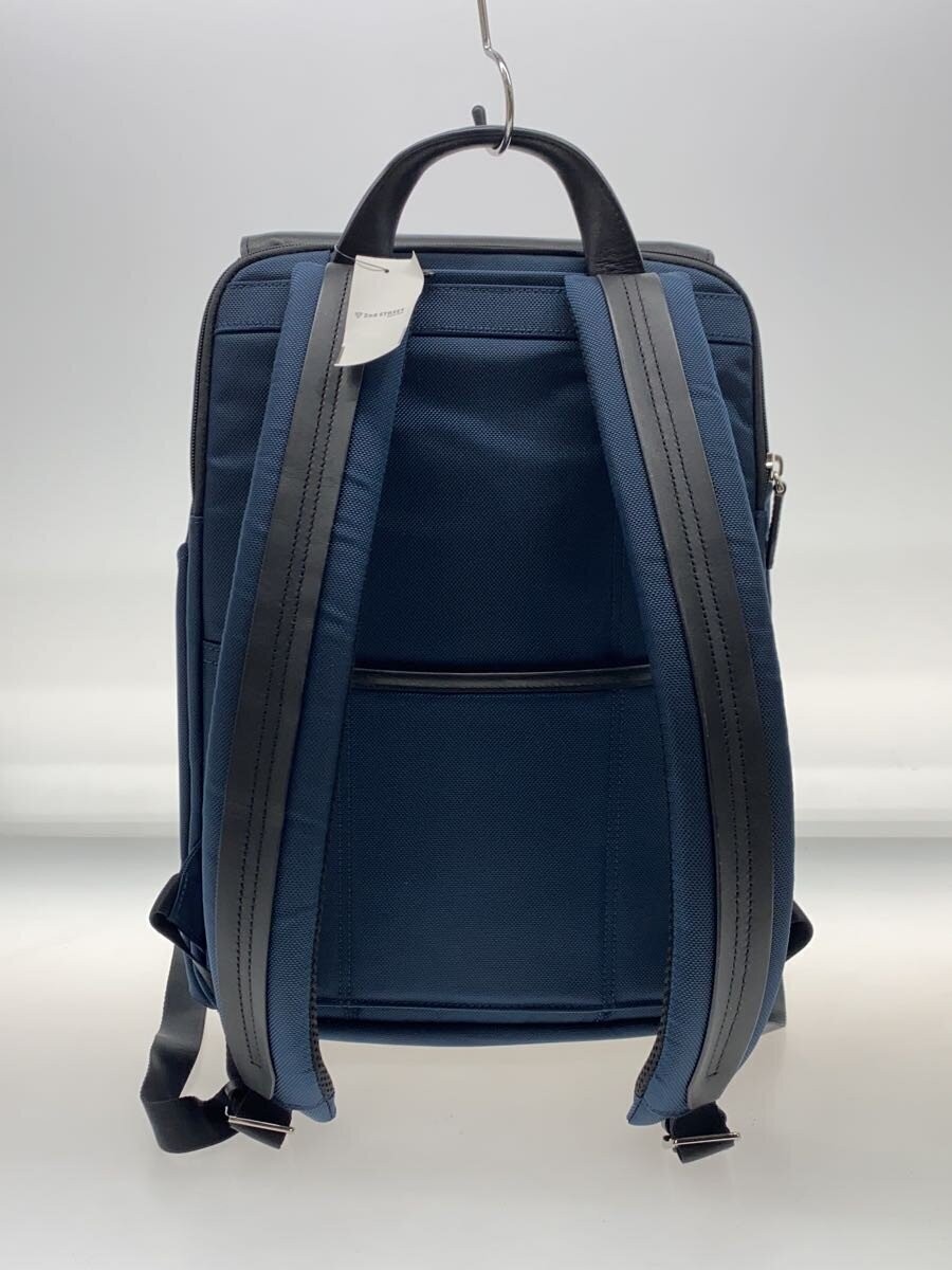 TUMI Backpack Nylon Navy Plain 13cm gusset 43cm height 29cm width