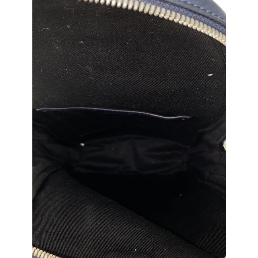 MCM Visetos Logo Authentic Navy Sling Backpack Crossbody Bag Shoulder Bag Zip