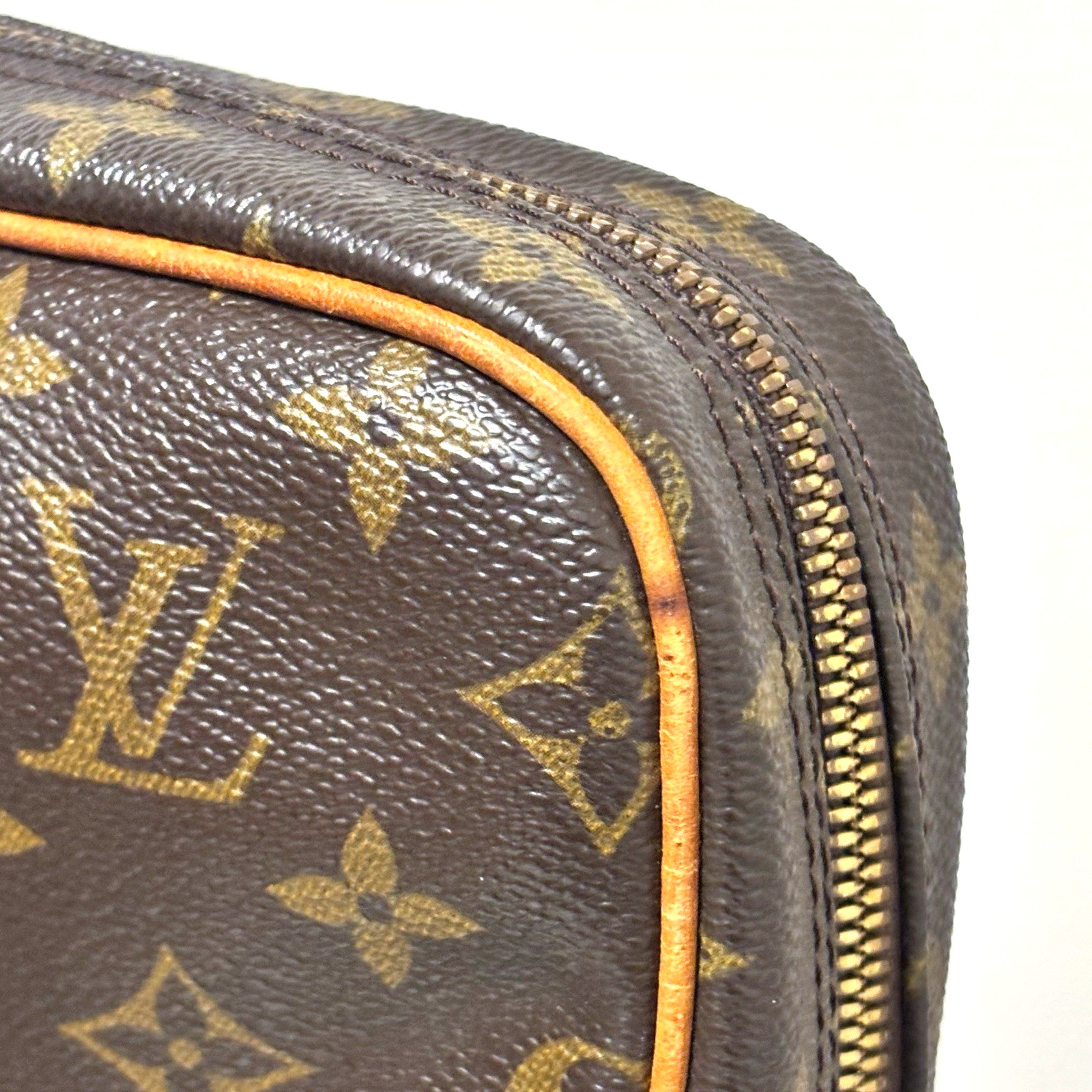 Louis Vuitton Briefcase Porte Document Voyage Monogram Business Bag Authentic
