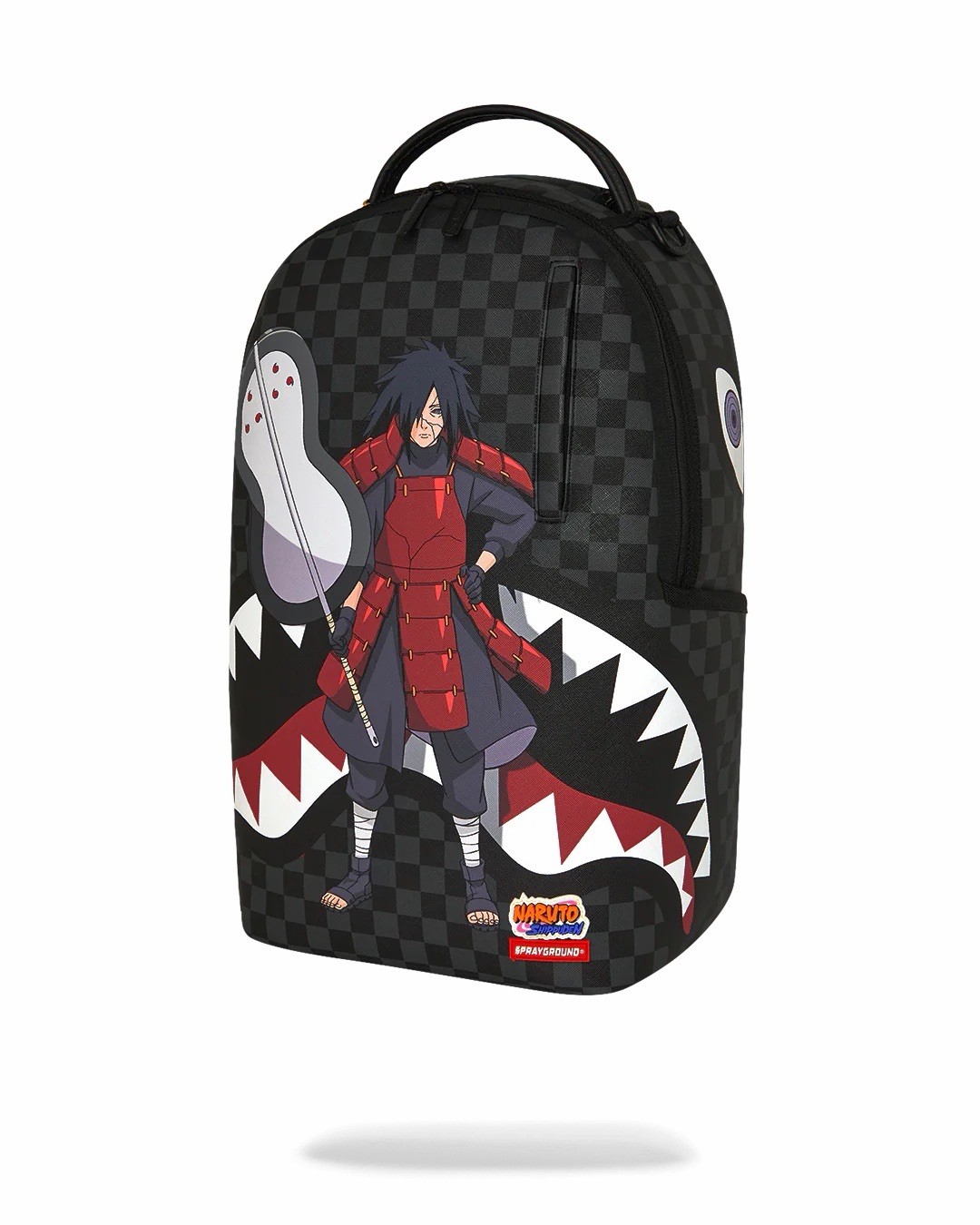 SPRAYGROUND LIMITED EDITION BACKPACK NARUTO MADARA SHARK MOUTH BLACK RED NEW TAG