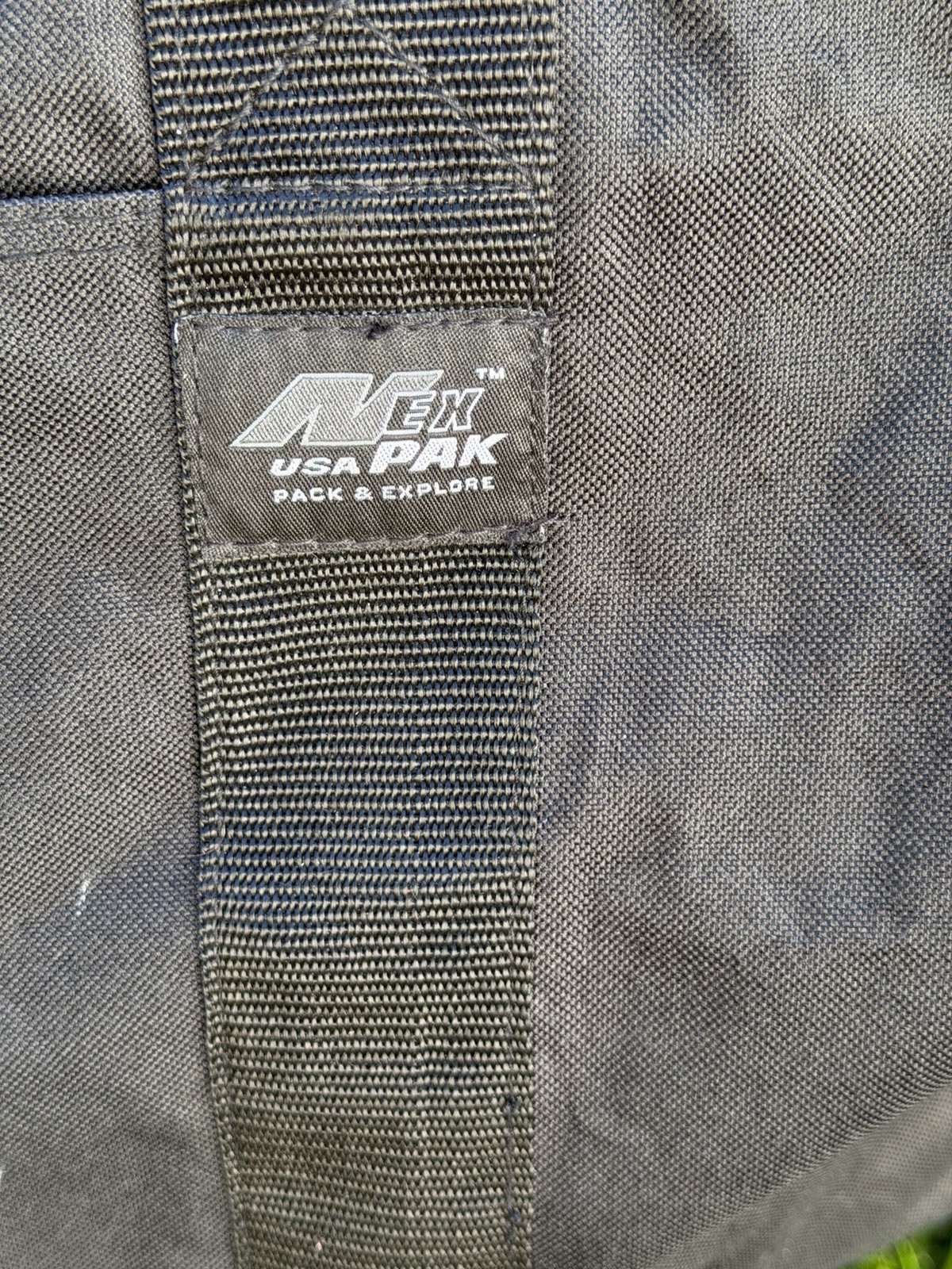 AMEX USA PAK Canvas Duffle Bag Extra Large Cargo Deployment Travel Gear Black XL
