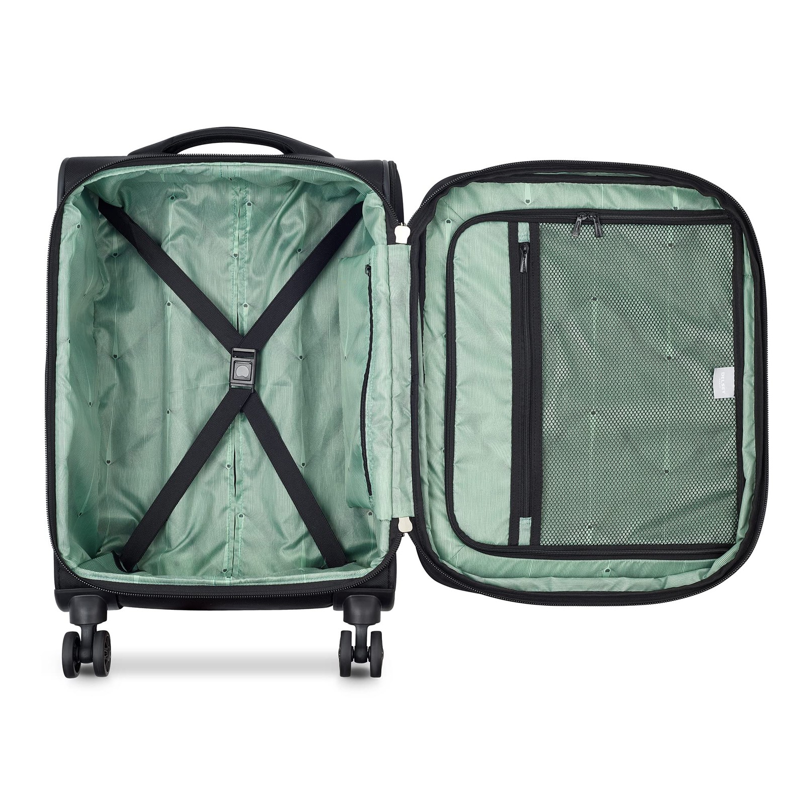 DELSEY Paris Sky Max 2.0 Softside Luggage with Spinner Wheels 21 Inch U4