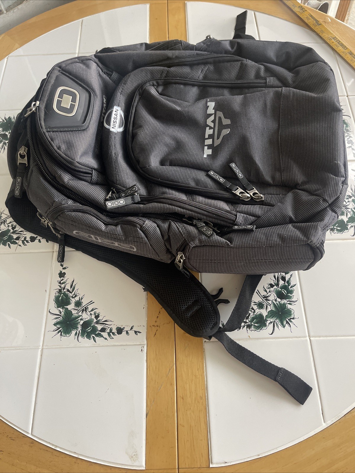 OGIO Surge RSS Lap Top Back Pack Black Nissan TITAN Embroidered New