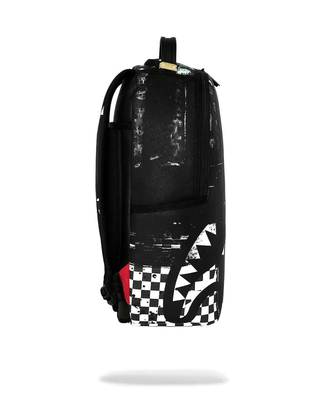 Sprayground CANVAS CHAOS Split Check Backpack🔥New Black Bookbag Kids School Bag