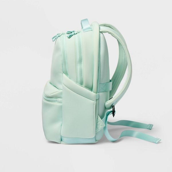 ALL IN MOTION 14L FAUX NEOPRENE BACKPACK – MINT GREEN