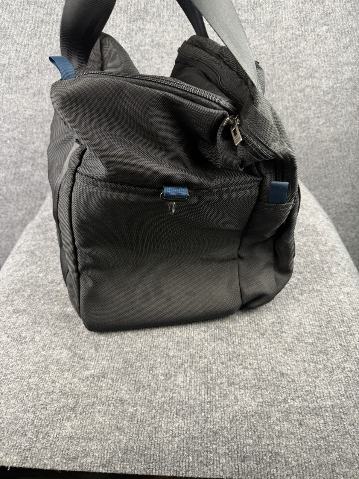 Patagonia Under Seat Gear Bag Black Adjustable Pockets Travel Vintage USA Made