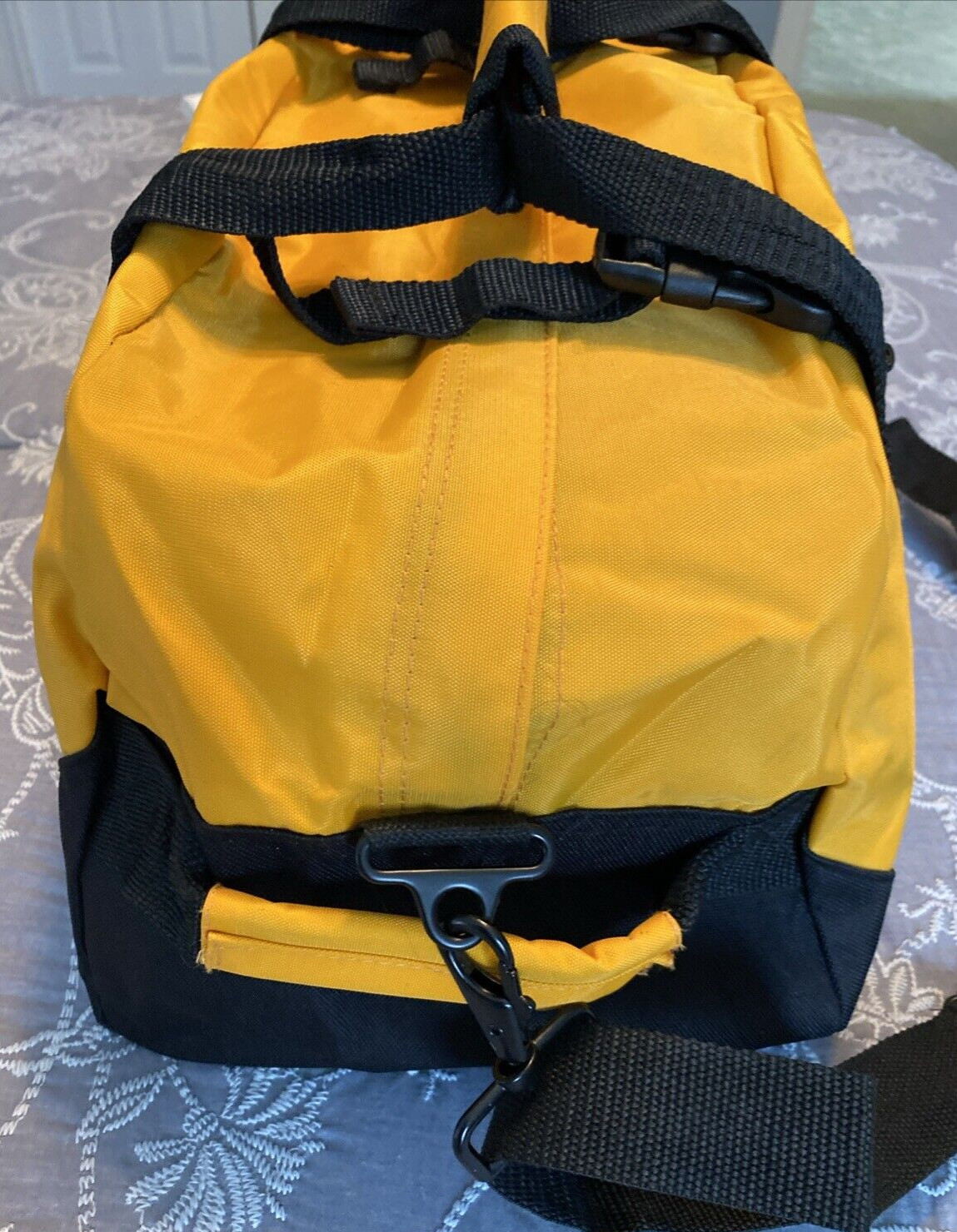 Montecristo Cigars Medium Heavyweight Duffle Bag in Yellow and Black, 18″ x 10″
