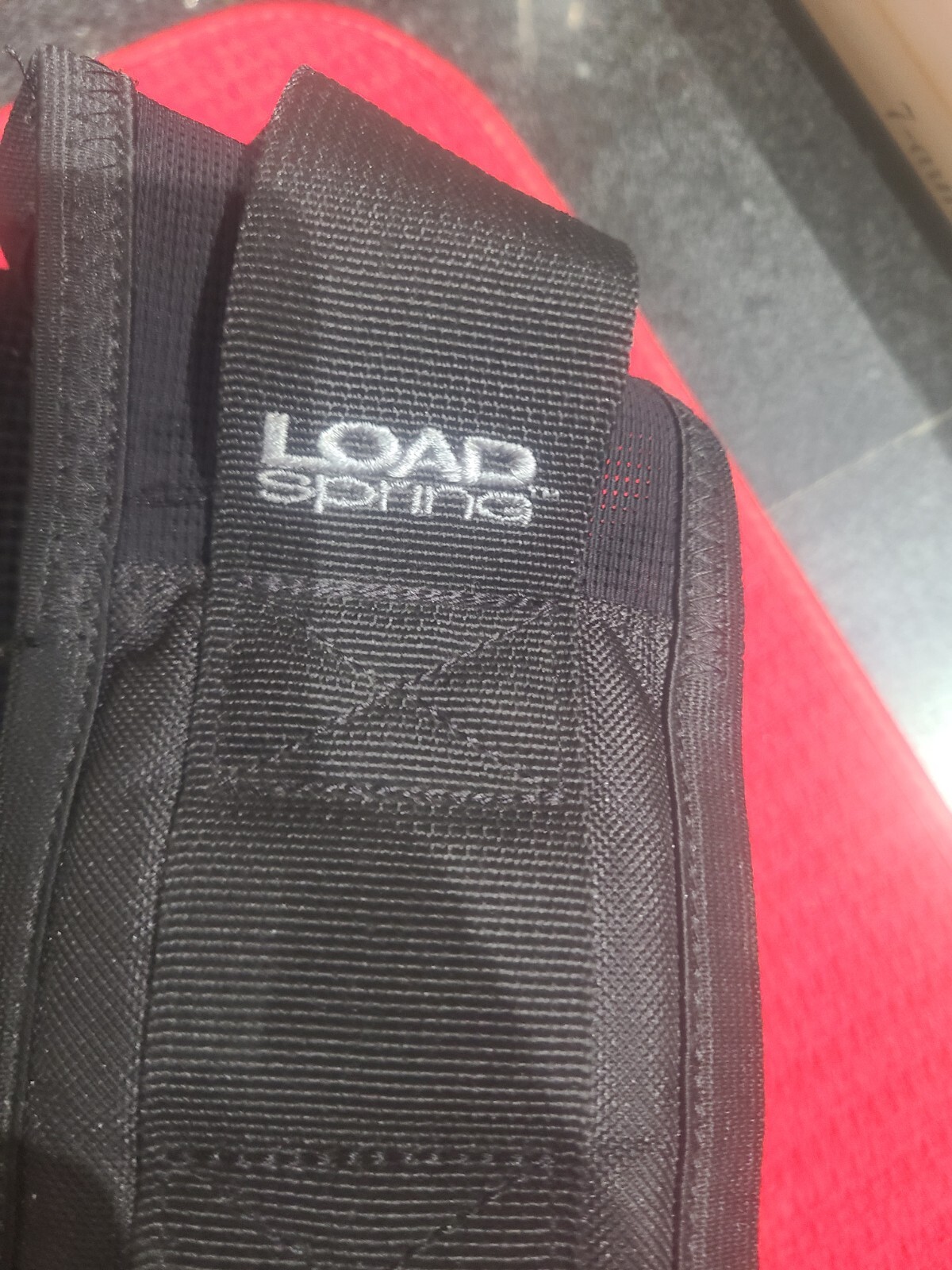 adidas load spring sling backpack shoulder bag pink and black