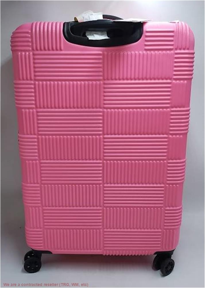 American Tourister NXT Hard Checked Spinner Suitcase Flamingo Pink SEE DETAILS