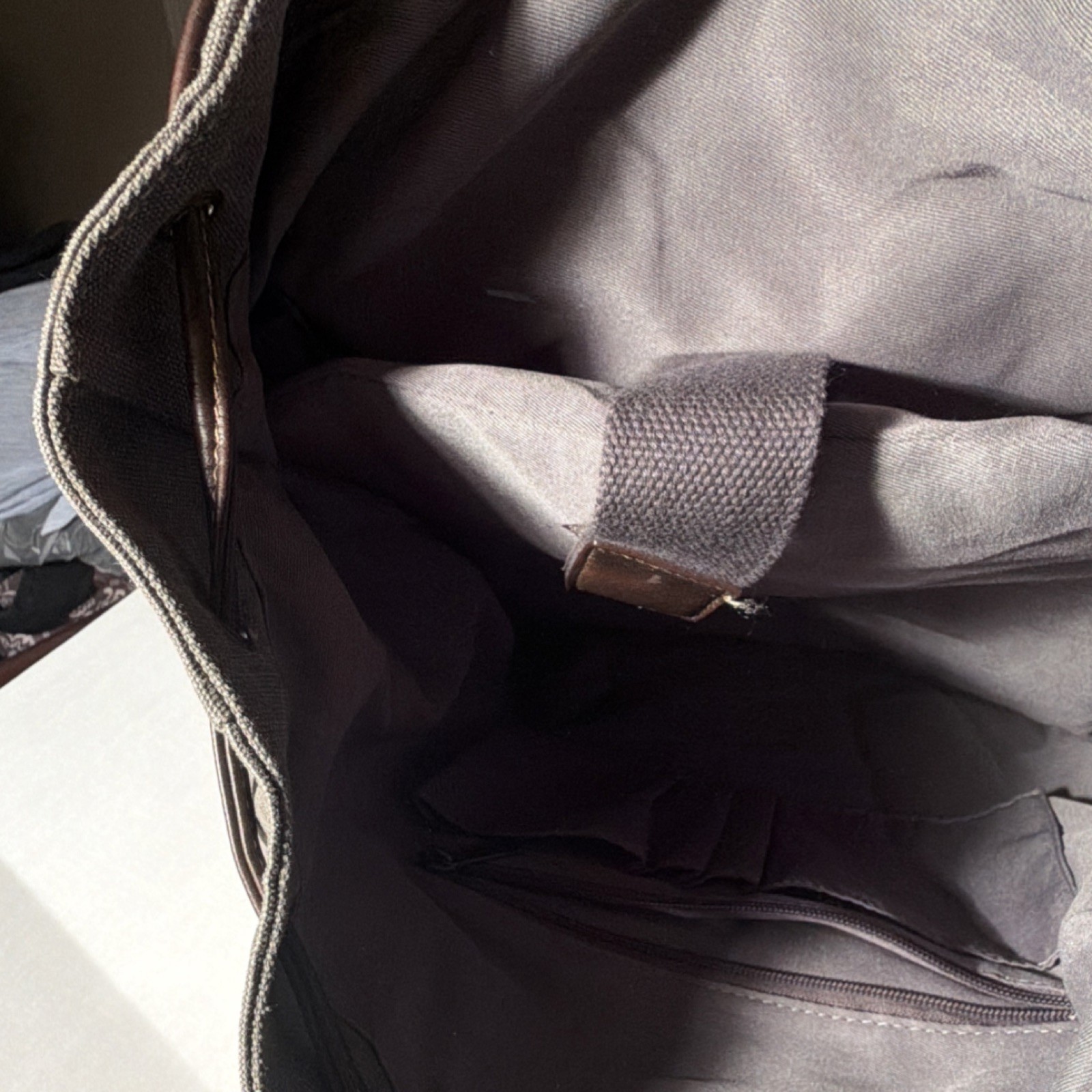 Cargoli Brown Backpack Buckle Magnetic Closure Adjustable Strap Outer Pockets