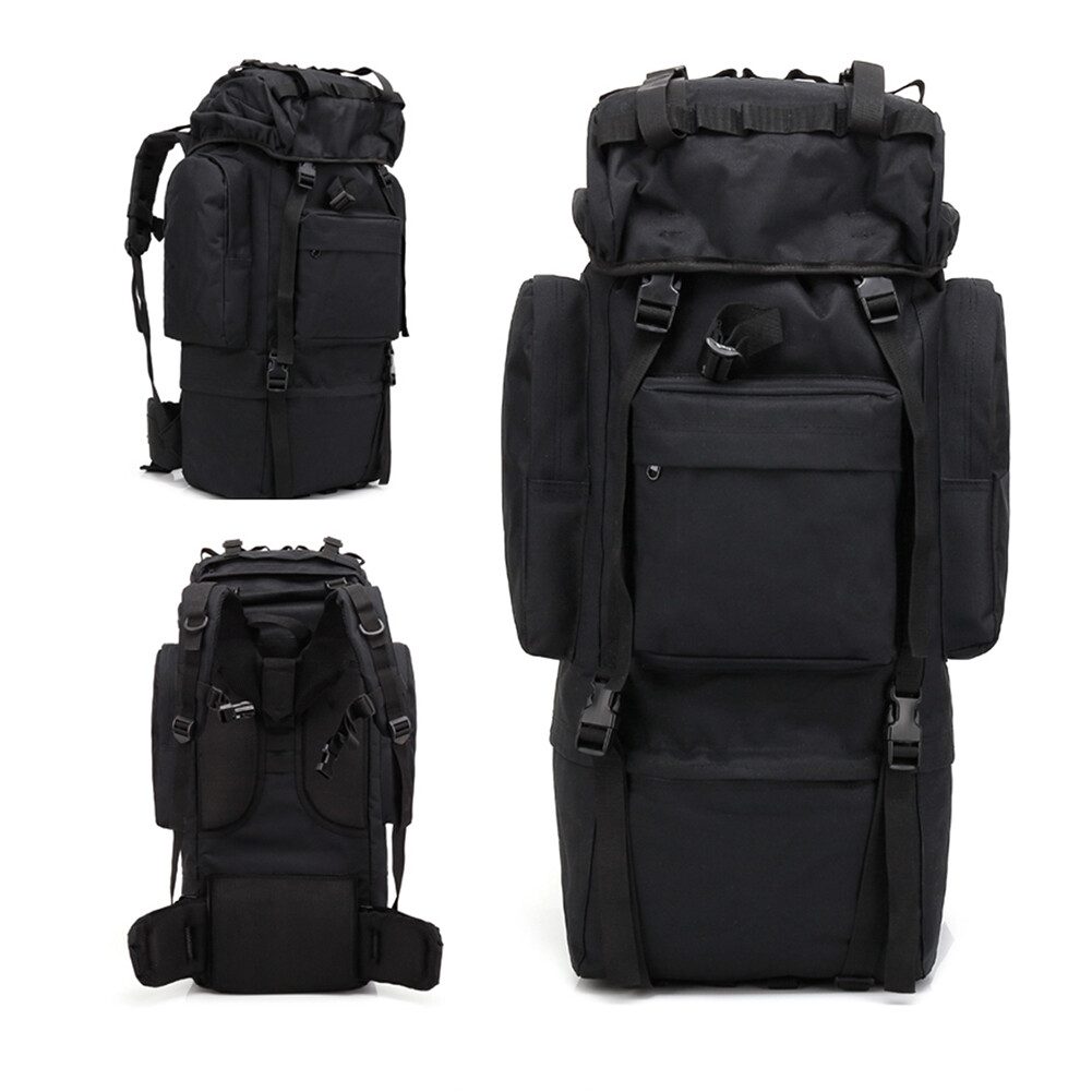 Tactical Army 65 Rucksack Hiking Camping Backpack Travel Nylon Waterproof Bags