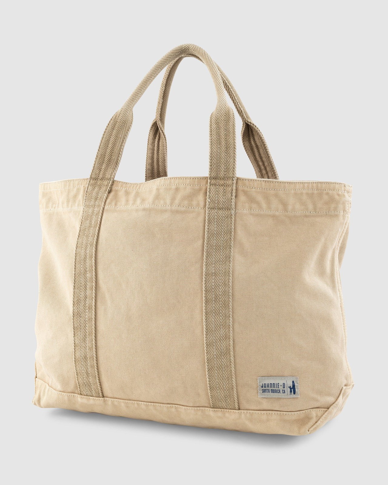 Garment Dyed Canvas Tote Bag Mens Light Tan Size ANS (7848916)