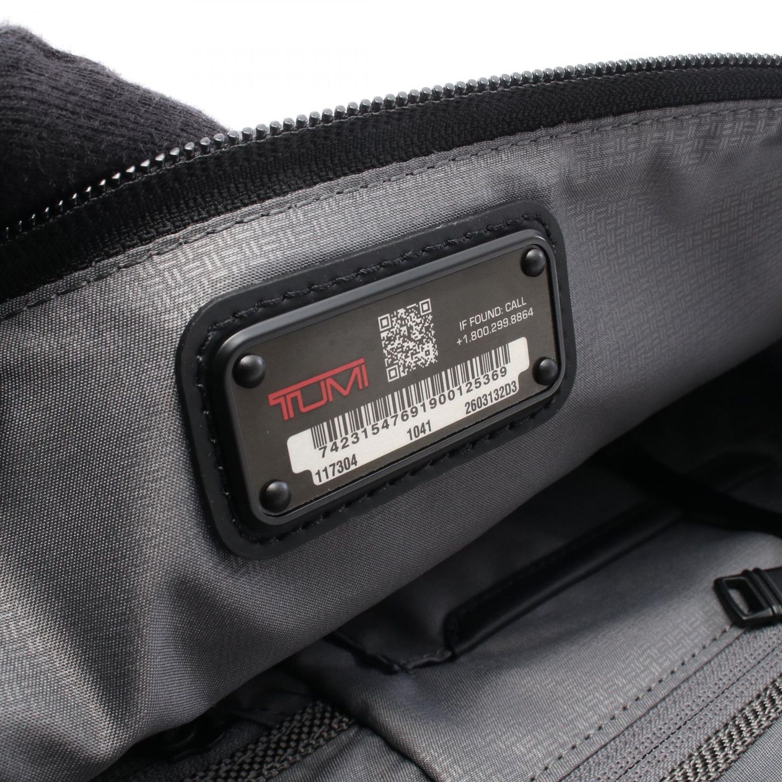 TUMI Briefcase ALPHA Organizer 2WAY Black Nylon Organizer Briefcase for Men