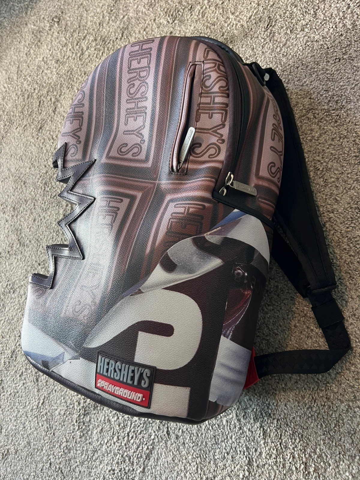 Sprayground Backpack ” Hersheys Chocolate Shark Bite” W/ RARE !!!!!
