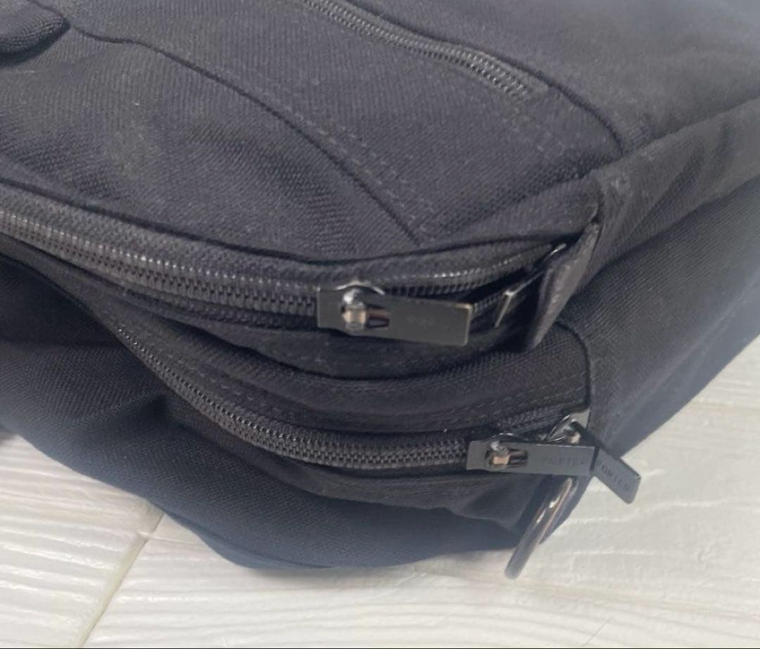 Authentic Porter 3Way Clip Briefcase Business Bag Black 48cm Damage