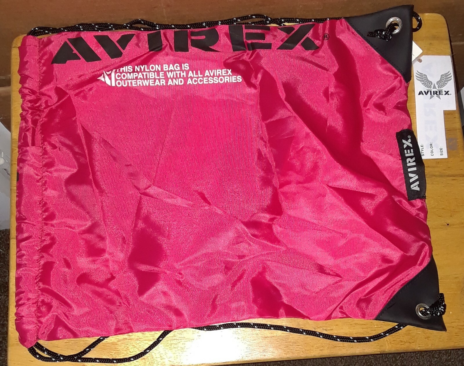 AVIREX New York Accessories Drawstring Backpack