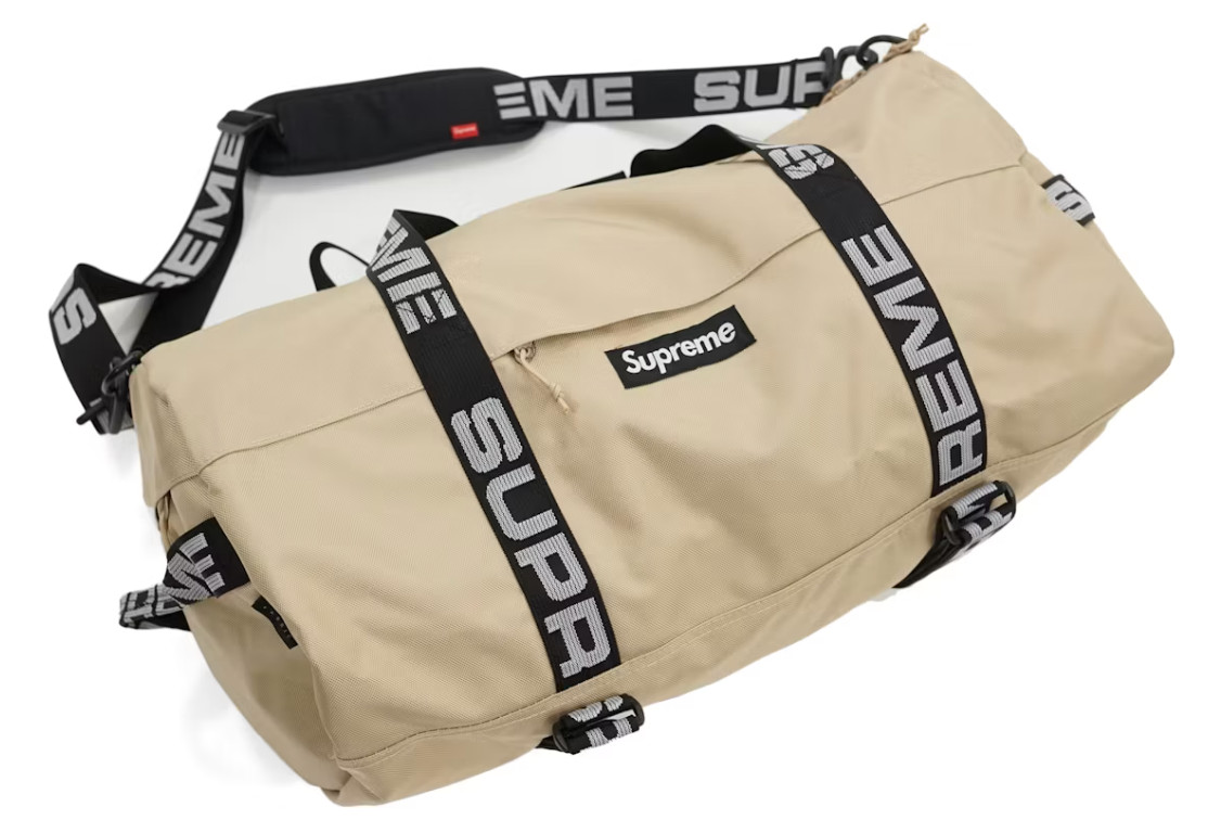 Supreme Cordura Duffle Bag SS18 Tan NEW