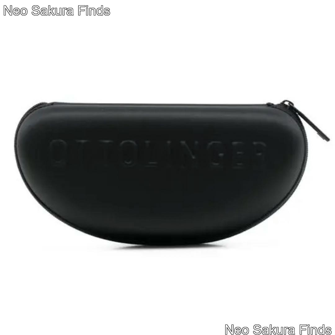 Ottolinger Twisted 3D Sunglasses Black Mirrored Lens