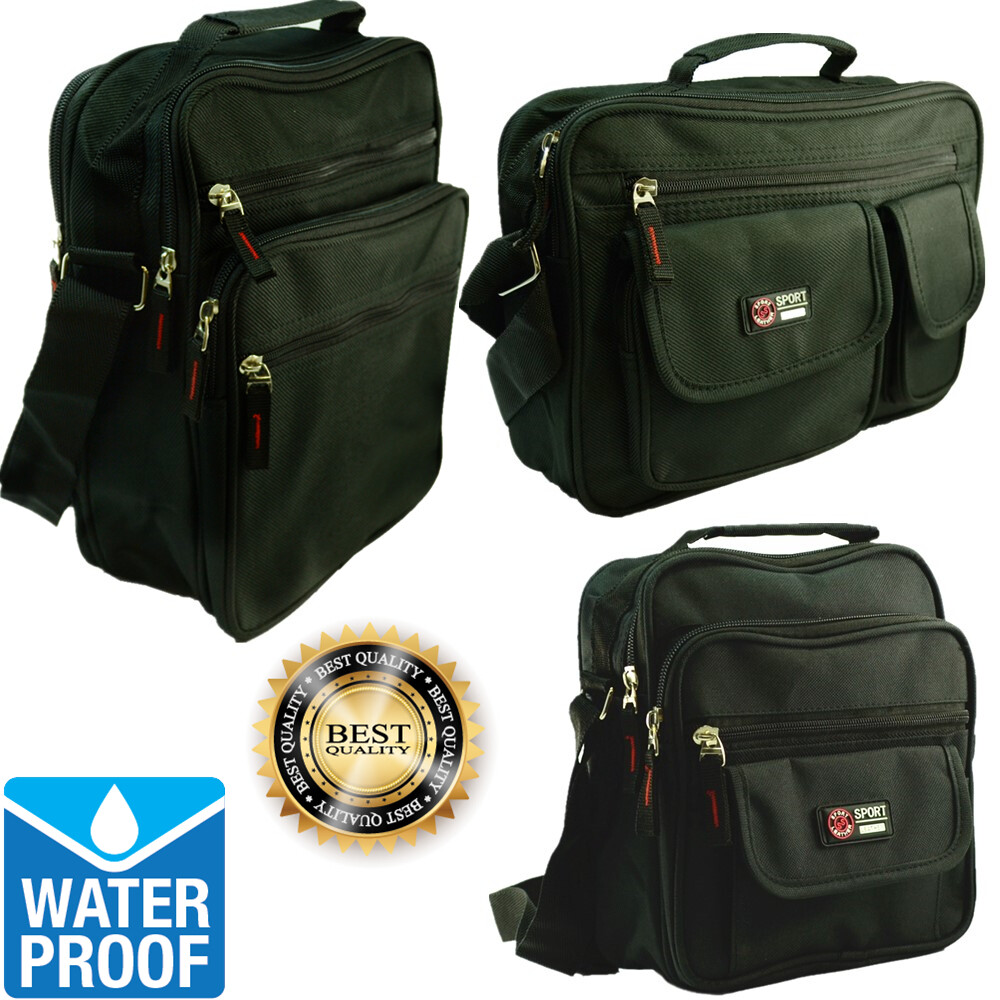Waterproof Business Crossbody Briefcase Messenger Black Shoulder Satchel Bag