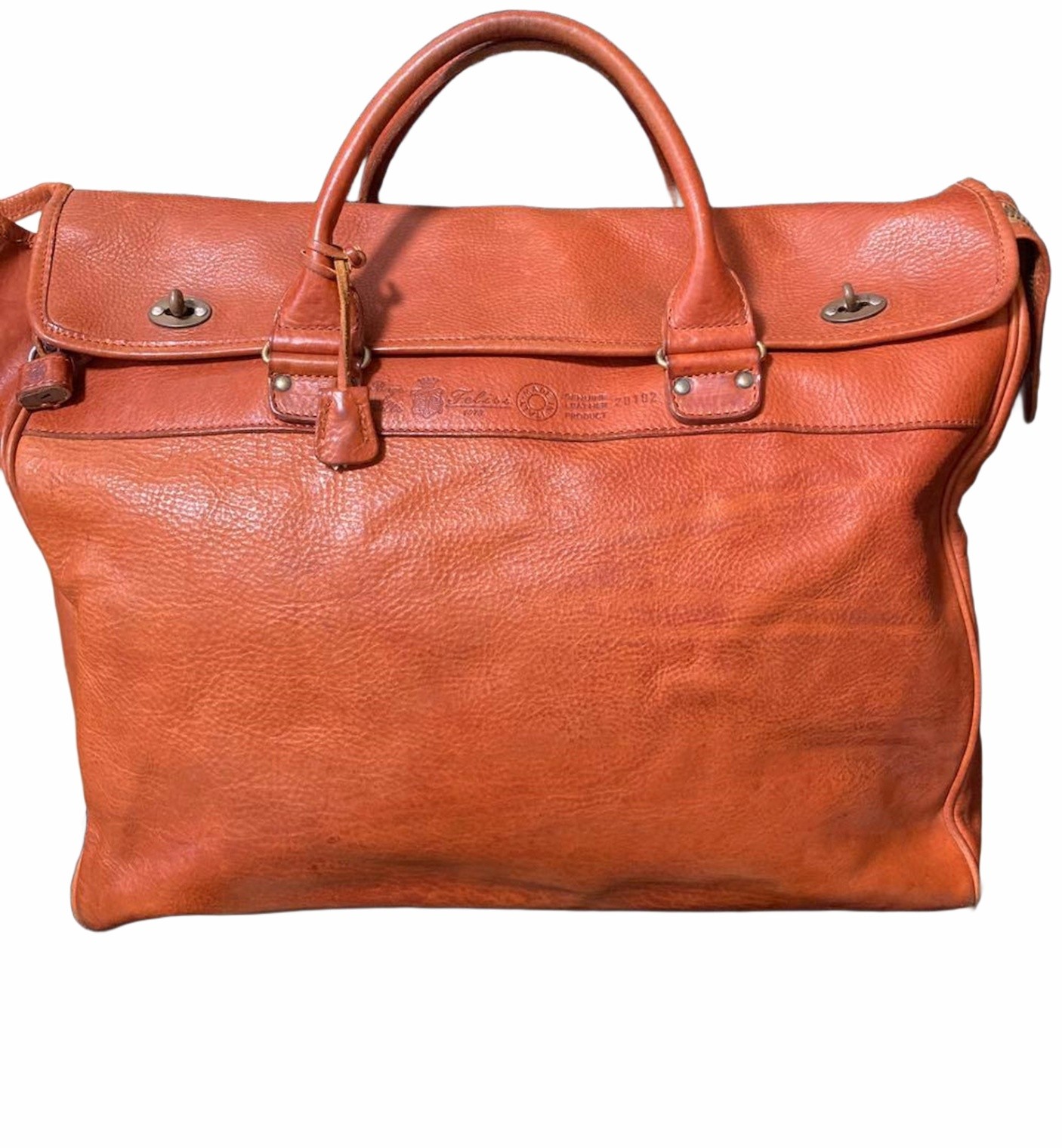 Fellisi Leather Business Bag 2-Way Brown 44x36x12cm Japan